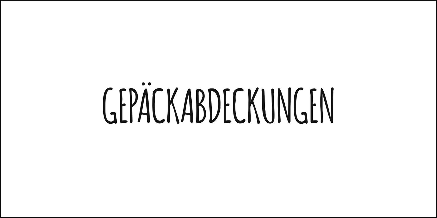 Witzige Gepäckabdeckungen
